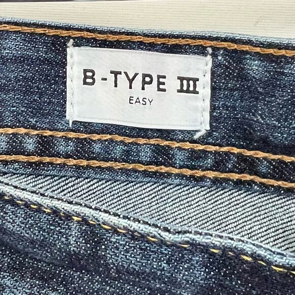 AG Adriano Goldschmied Men's Jeans 35x28 Blue Denim B-Type III Easy Dark Wash - Picture 13 of 15